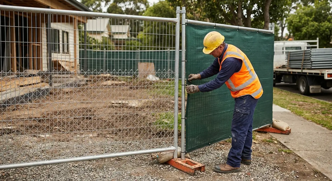 Saint Albans residential fencing project