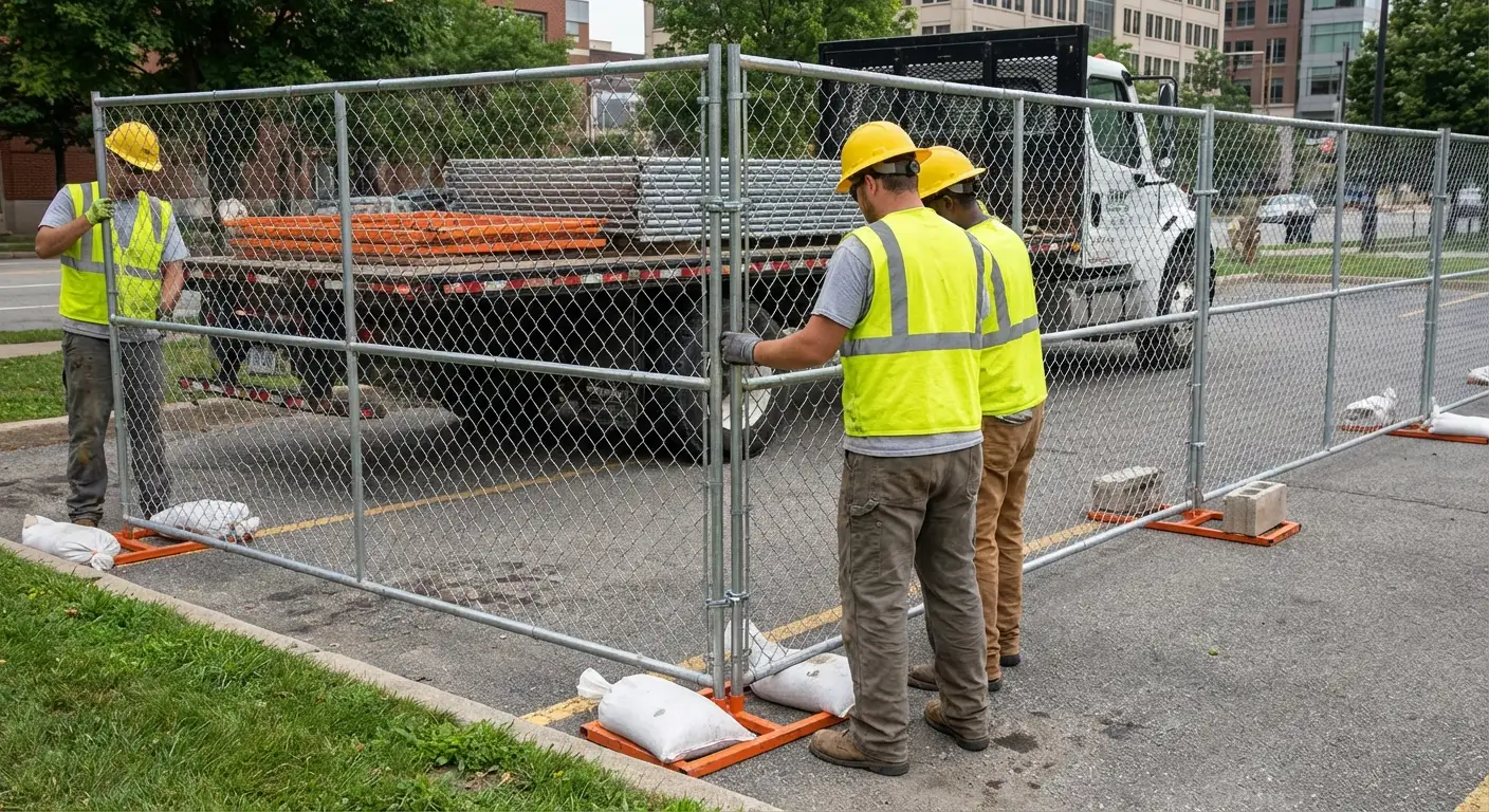 Temporary fencing solutions meeting Saint Albans requirements