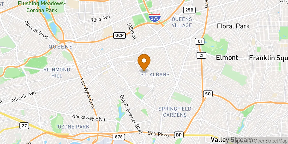  neighborhood map in Saint Albans, NY