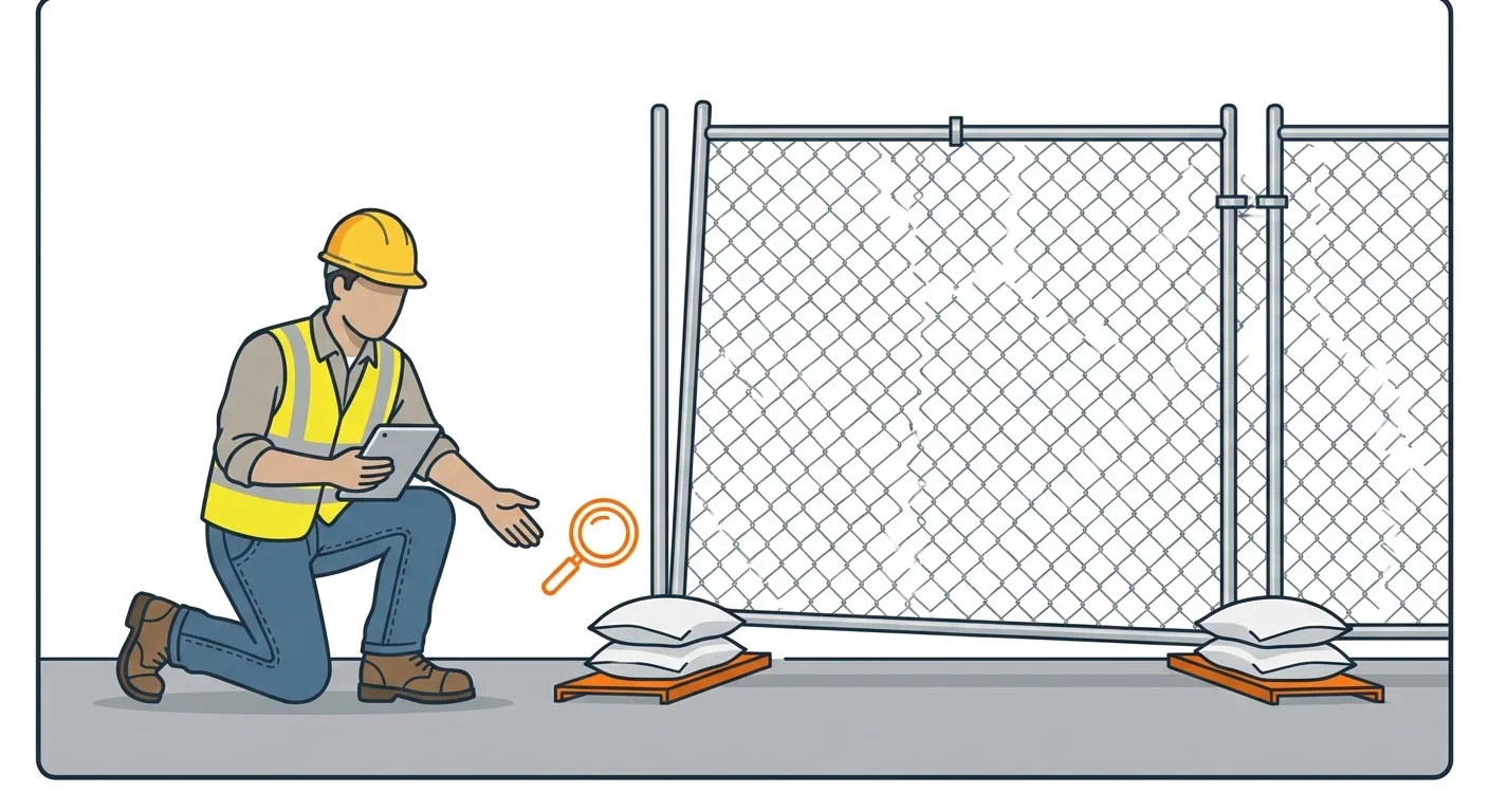 Diagram showing causes of temporary fence instability in Saint Albans, NY